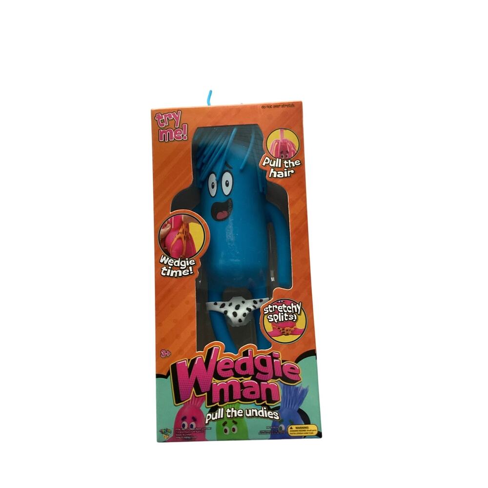 Viral TikTok wedgie‎ Man Squishy stress reliver sensory red new in box fidget